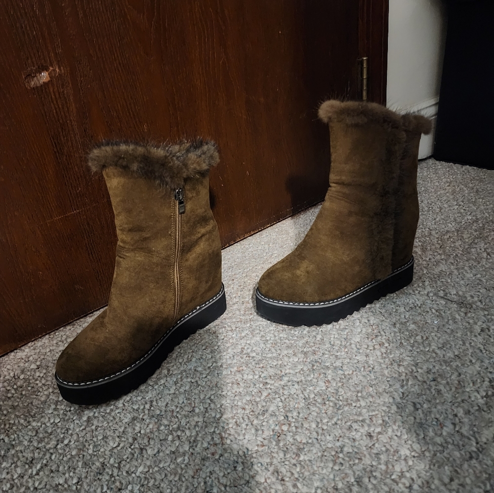 Baronero New York Wedge Winter  Boot 7.5